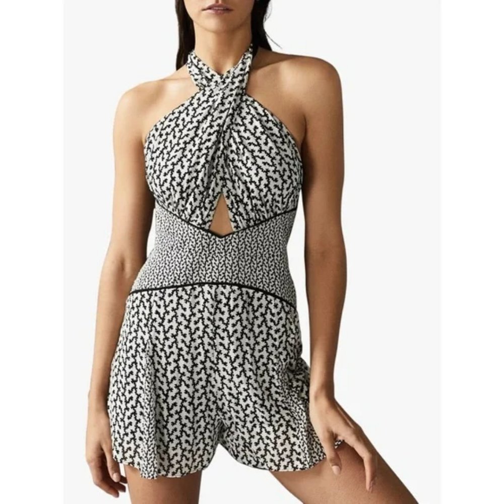 NWT REISS - Mali Cut-Out Romper - Picture 2 of 7